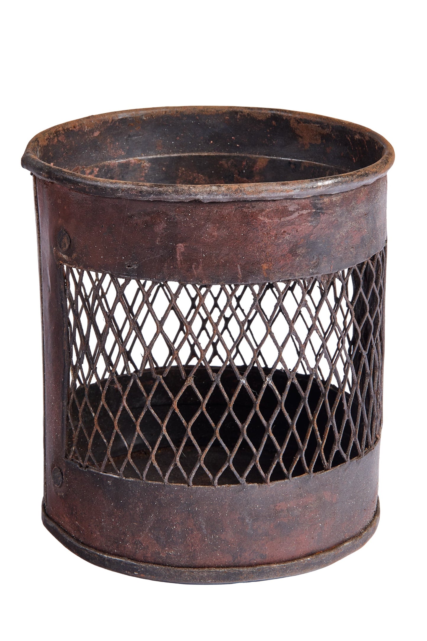 Secolo Passato - Porta Candela In Ferro Upcycling