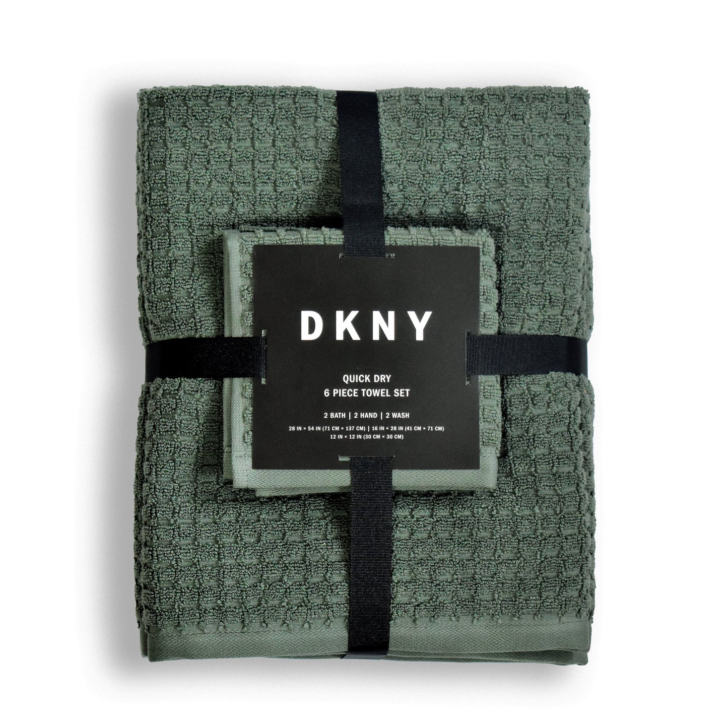 Set di asciugamani DKNY Quick Dry da 6 pezzi