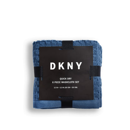 Set di 6 panni ad asciugatura rapida DKNY - Confezione multipla di asciugamani