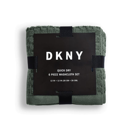 Set di 6 panni ad asciugatura rapida DKNY - Confezione multipla di asciugamani