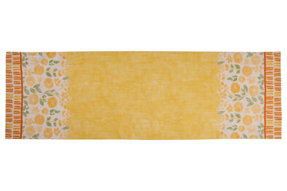 Caorle - Set Passatoia 1/2 Fiori Gialli Arancio