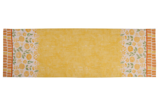 Caorle - Set Passatoia 1/2 Fiori Gialli Arancio