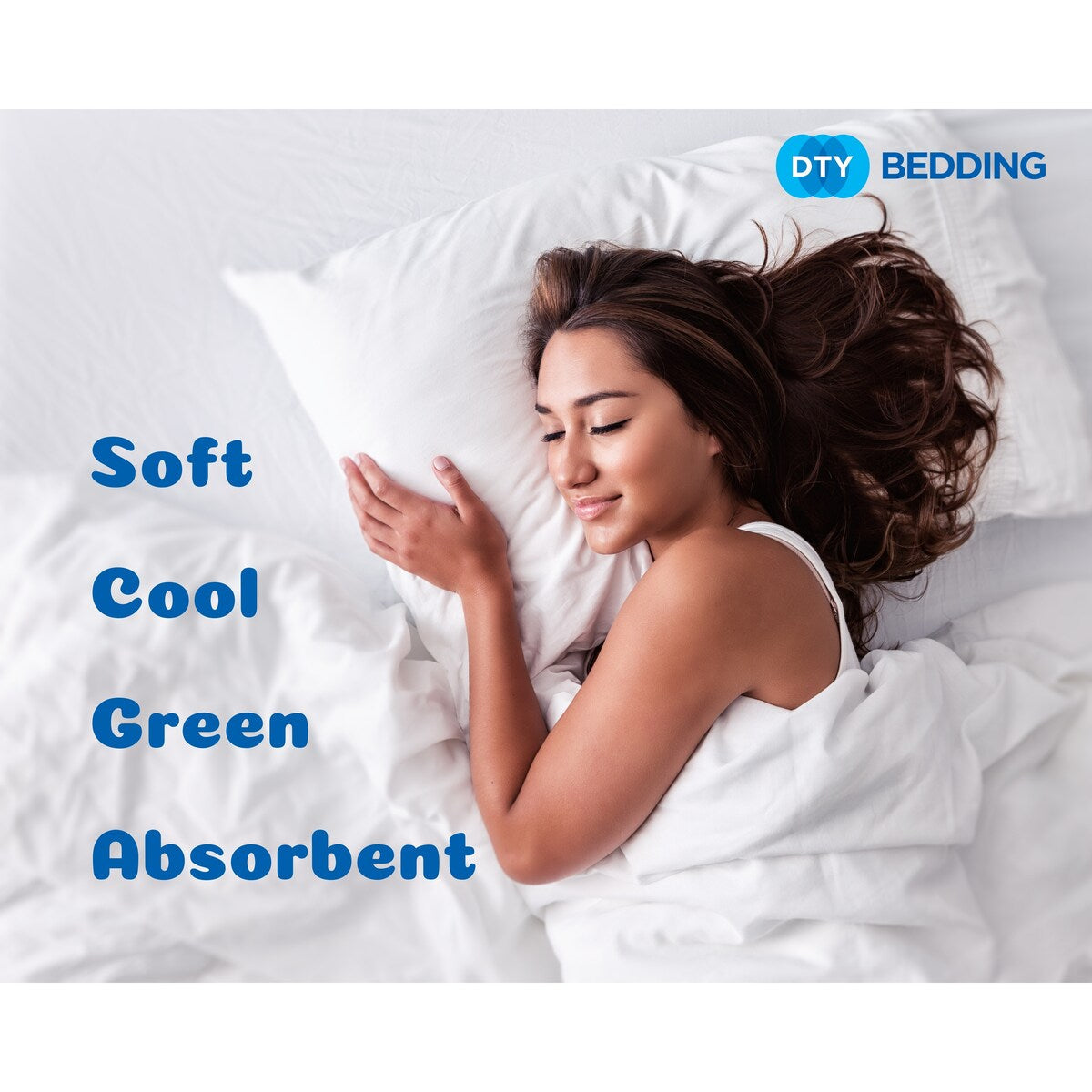 Set di lenzuola DTY Bedding in morbida viscosa di bambù certificata OEKO-TEX