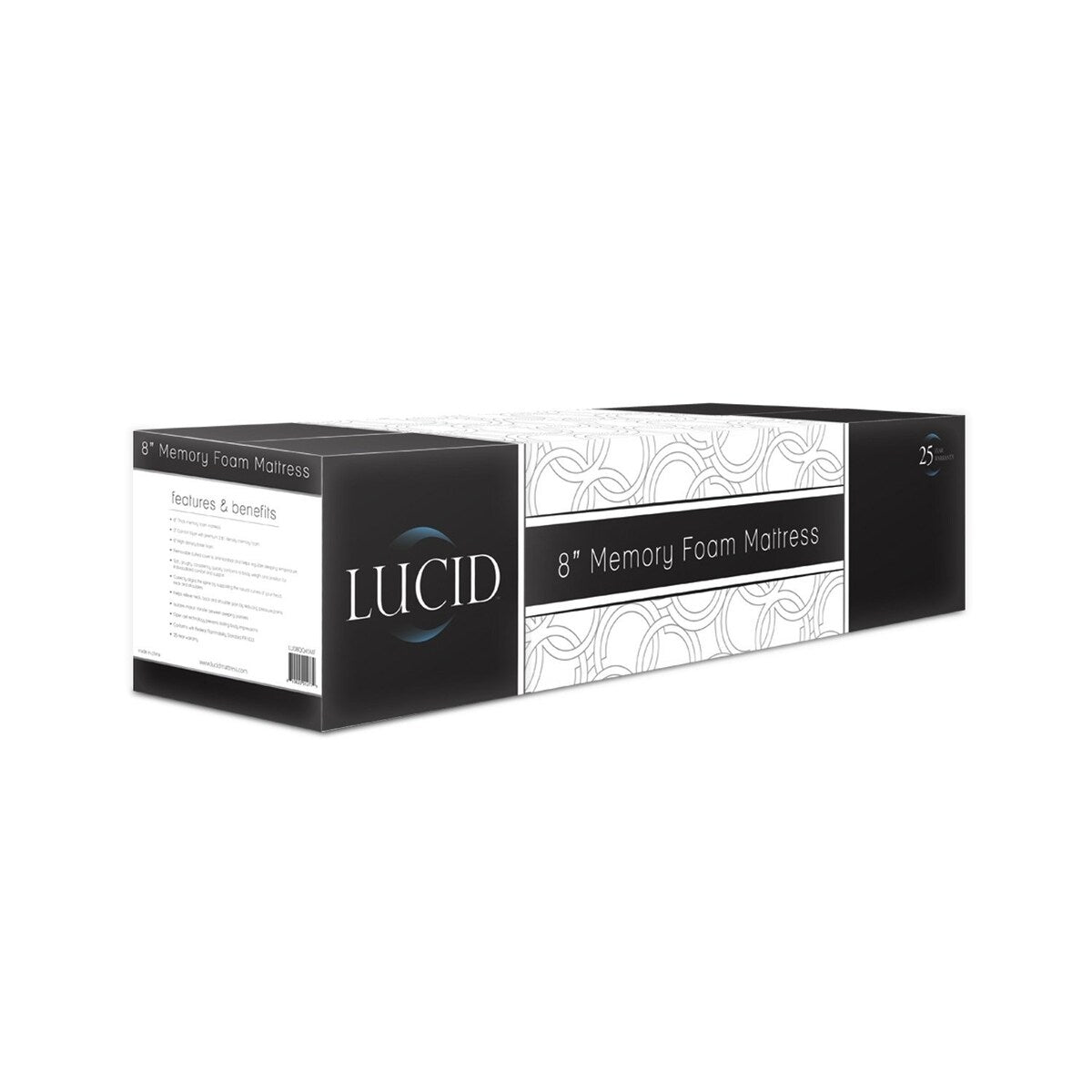 Materasso in memory foam Daily Boutik Twin da 6 pollici di spessore - Rigido