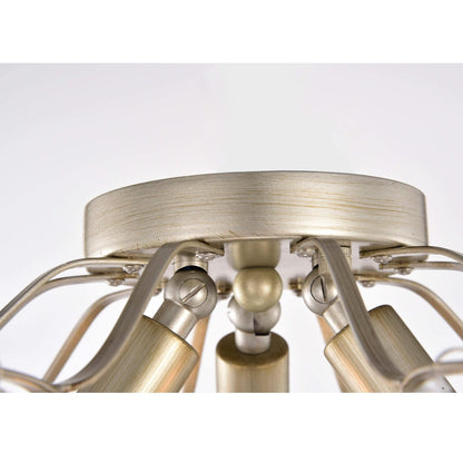 Dalia Elegante lampada da soffitto a 3 luci in cristallo per interni