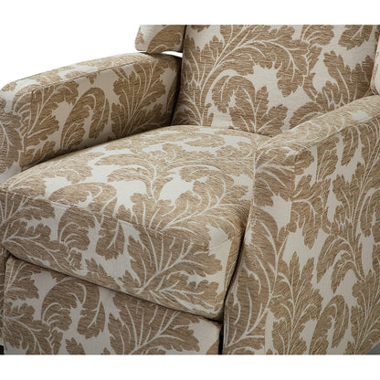 Poltrona reclinabile manuale Damaris Mid-Century Modern con schienale alto, set da 2 di HULALA HOME