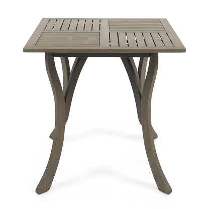 Christopher Knight Home Danby Outdoor Set da pranzo in legno di acacia e vimini da 5 pezzi