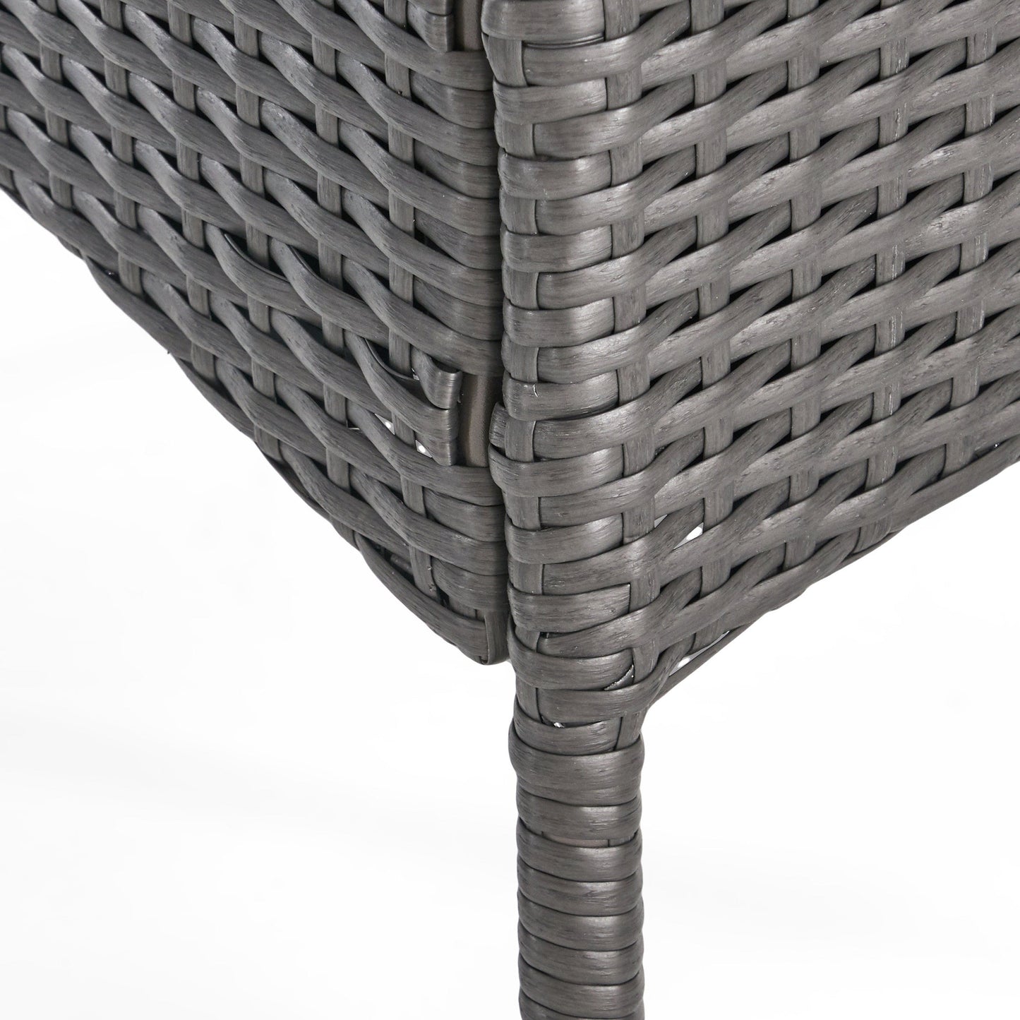 Christopher Knight Home Danby Outdoor Set da pranzo in legno di acacia e vimini da 5 pezzi