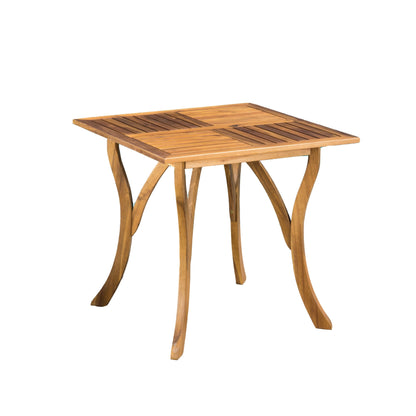 Christopher Knight Home Danby Outdoor Set da pranzo in legno di acacia e vimini da 5 pezzi