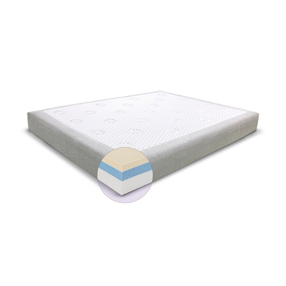 Materasso in memory foam Danican Cool Pointe da 8 pollici King-size - Bianco