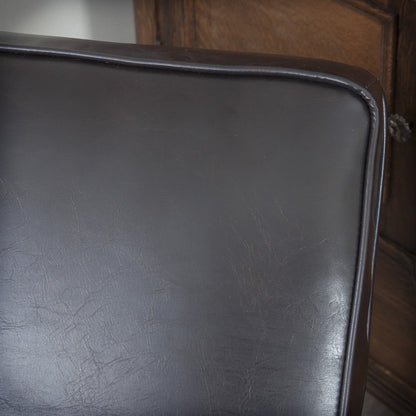 Poltrona reclinabile Darvis in similpelle nera di Christopher Knight Home