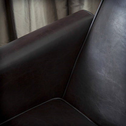 Poltrona reclinabile Darvis in similpelle nera di Christopher Knight Home