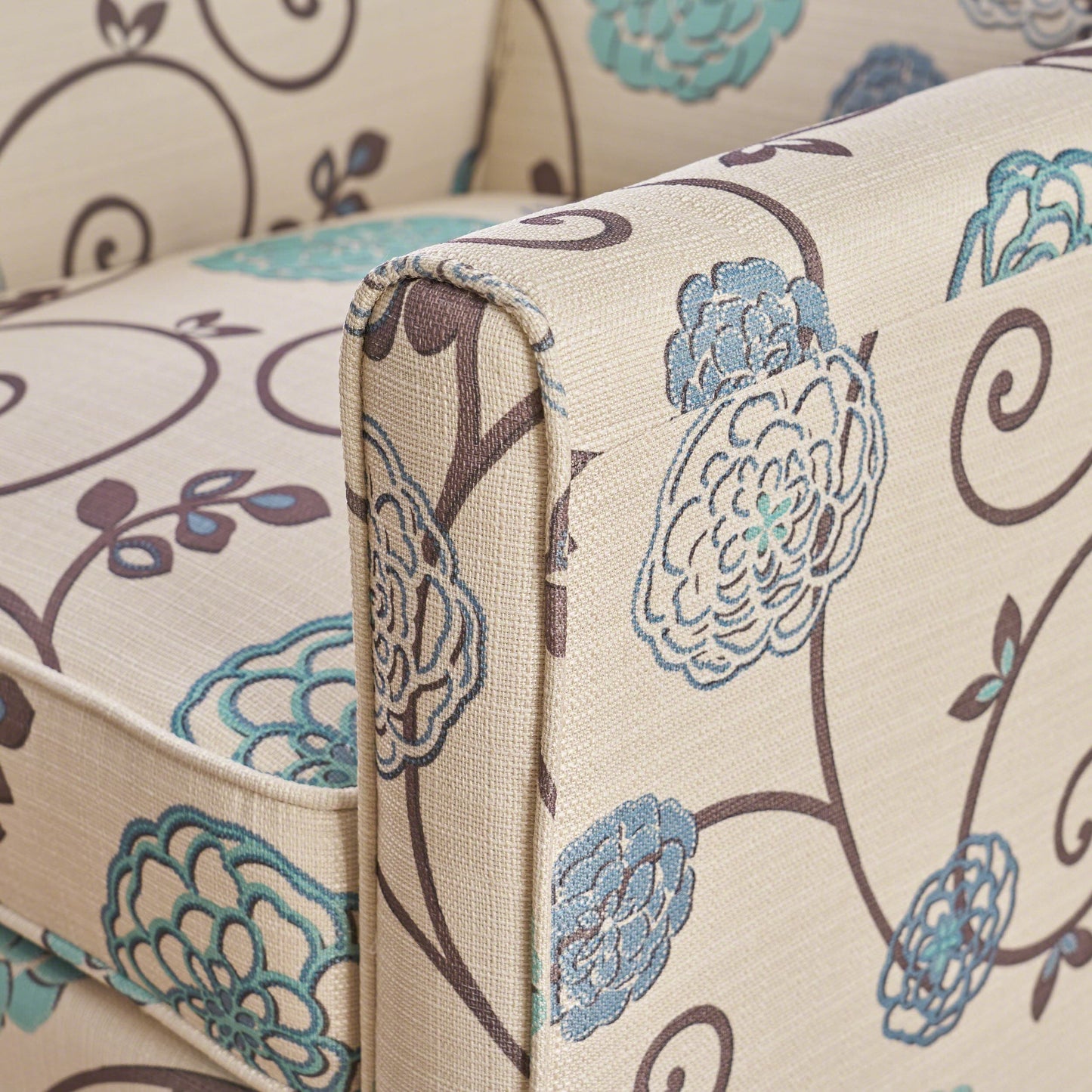 Poltrona reclinabile Darvis Floral di Christopher Knight Home