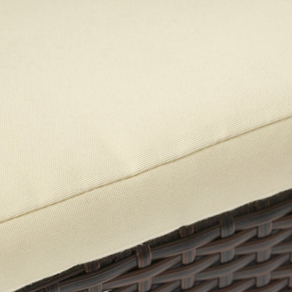 Set da pranzo espandibile Davenport Outdoor da 9 pezzi in legno e vimini di Christopher Knight Home