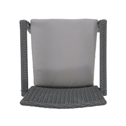 Set da pranzo espandibile Davenport Outdoor da 9 pezzi in legno e vimini di Christopher Knight Home