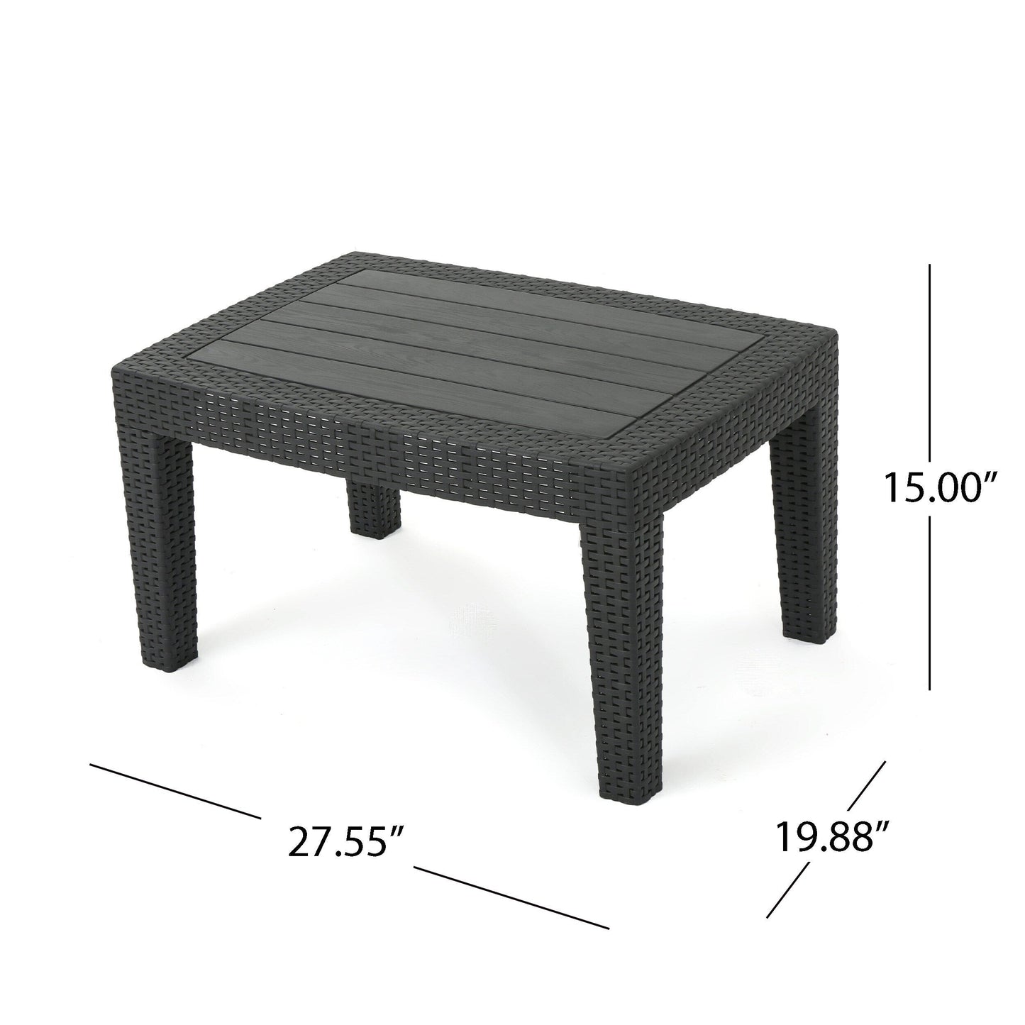 Set da esterno Daytona da 4 pezzi di Christopher Knight Home