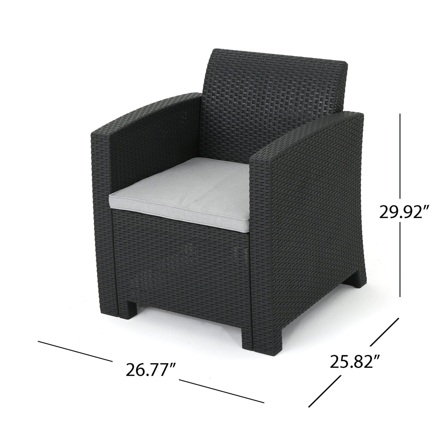 Set da esterno Daytona da 4 pezzi di Christopher Knight Home