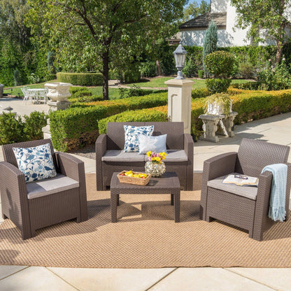 Set da esterno Daytona da 4 pezzi di Christopher Knight Home