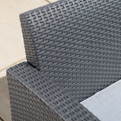 Set da salotto in vimini Daytona Outdoor di Christopher Knight Home