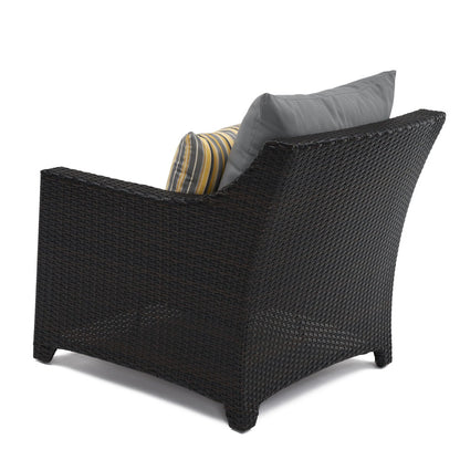 Set di 5 sedie da esterno e pouf da patio Deco Sunbrella