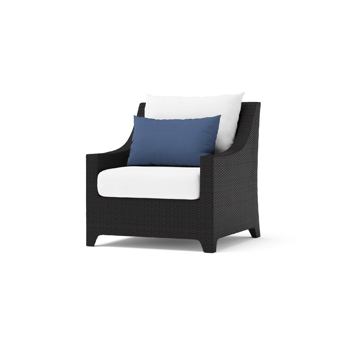 Set di 5 sedie da esterno e pouf da patio Deco Sunbrella