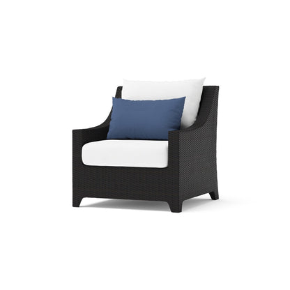 Set di 5 sedie da esterno e pouf da patio Deco Sunbrella