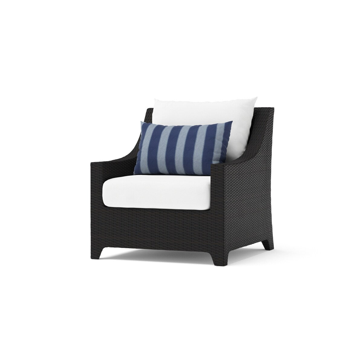 Set di 5 sedie da esterno e pouf da patio Deco Sunbrella