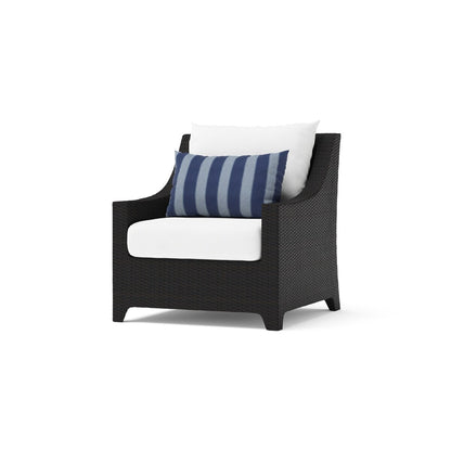 Set di 5 sedie da esterno e pouf da patio Deco Sunbrella