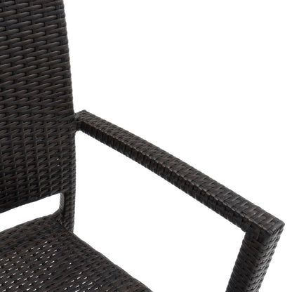 Set da pranzo per esterni in alluminio Deco da 9 pezzi