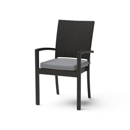 Set da pranzo per esterni in alluminio Deco da 9 pezzi