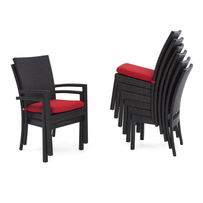 Set da pranzo per esterni in alluminio Deco da 9 pezzi