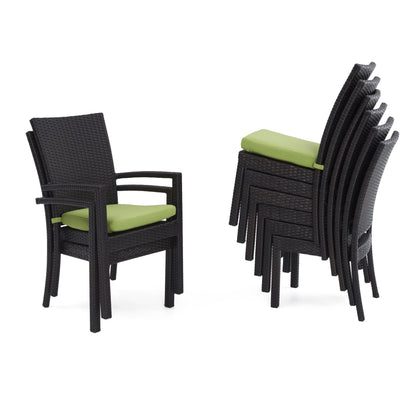 Set da pranzo per esterni in alluminio Deco da 9 pezzi