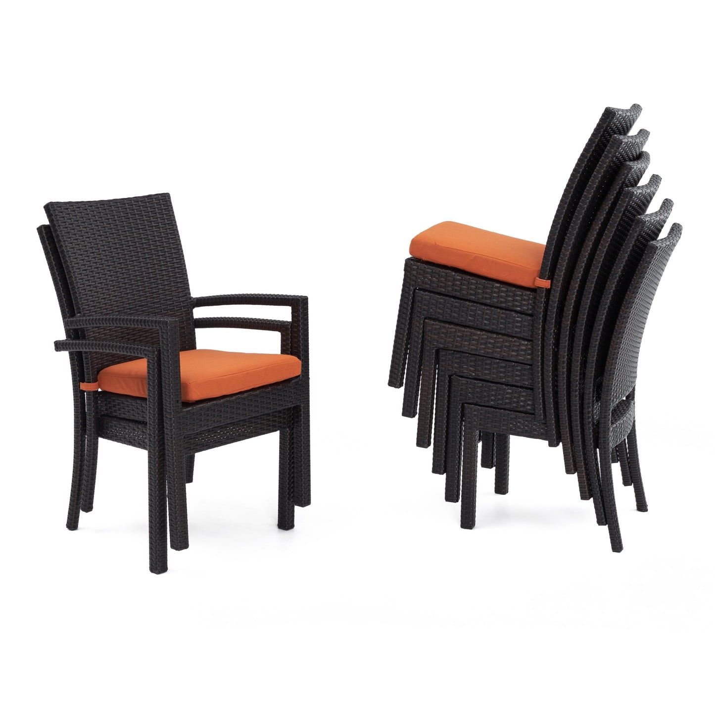 Set da pranzo per esterni in alluminio Deco da 9 pezzi