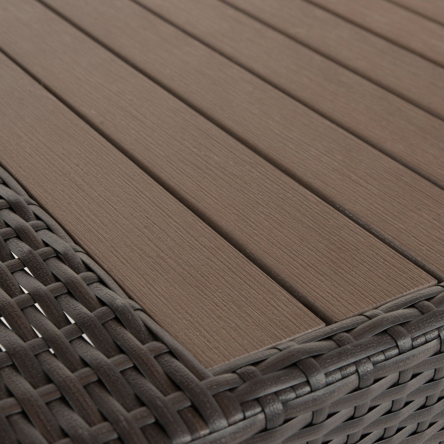 Set da pranzo per esterni in alluminio Deco da 9 pezzi