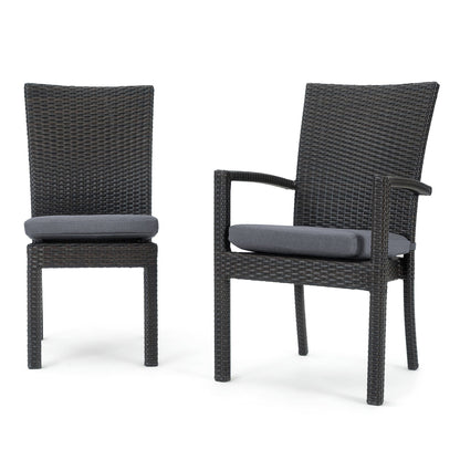 Set da pranzo per esterni in alluminio Deco da 9 pezzi