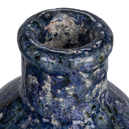 Vasi decorativi in ​​terracotta con smalto craquelé, set da 3