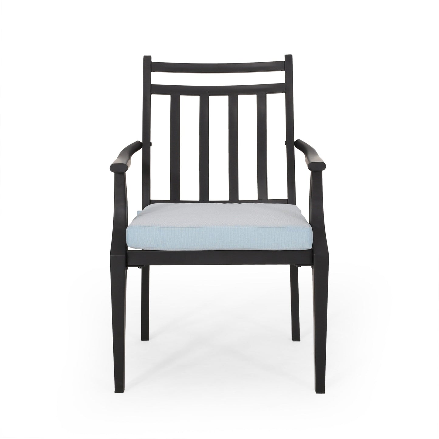 Set da pranzo da esterno Delmar da 5 pezzi con tavolo in cemento leggero di Christopher Knight Home