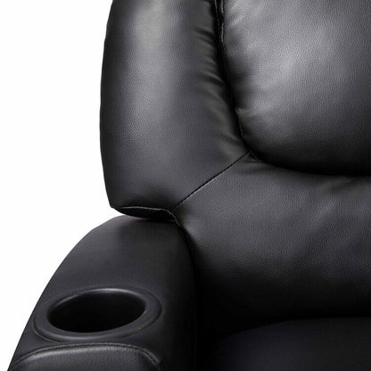 Poltrona reclinabile Deluxe per bambini con poggiapiedi, poggiatesta e 2 portabicchieri. Poltrona reclinabile in microfibra per bambini dai 3 anni in su.