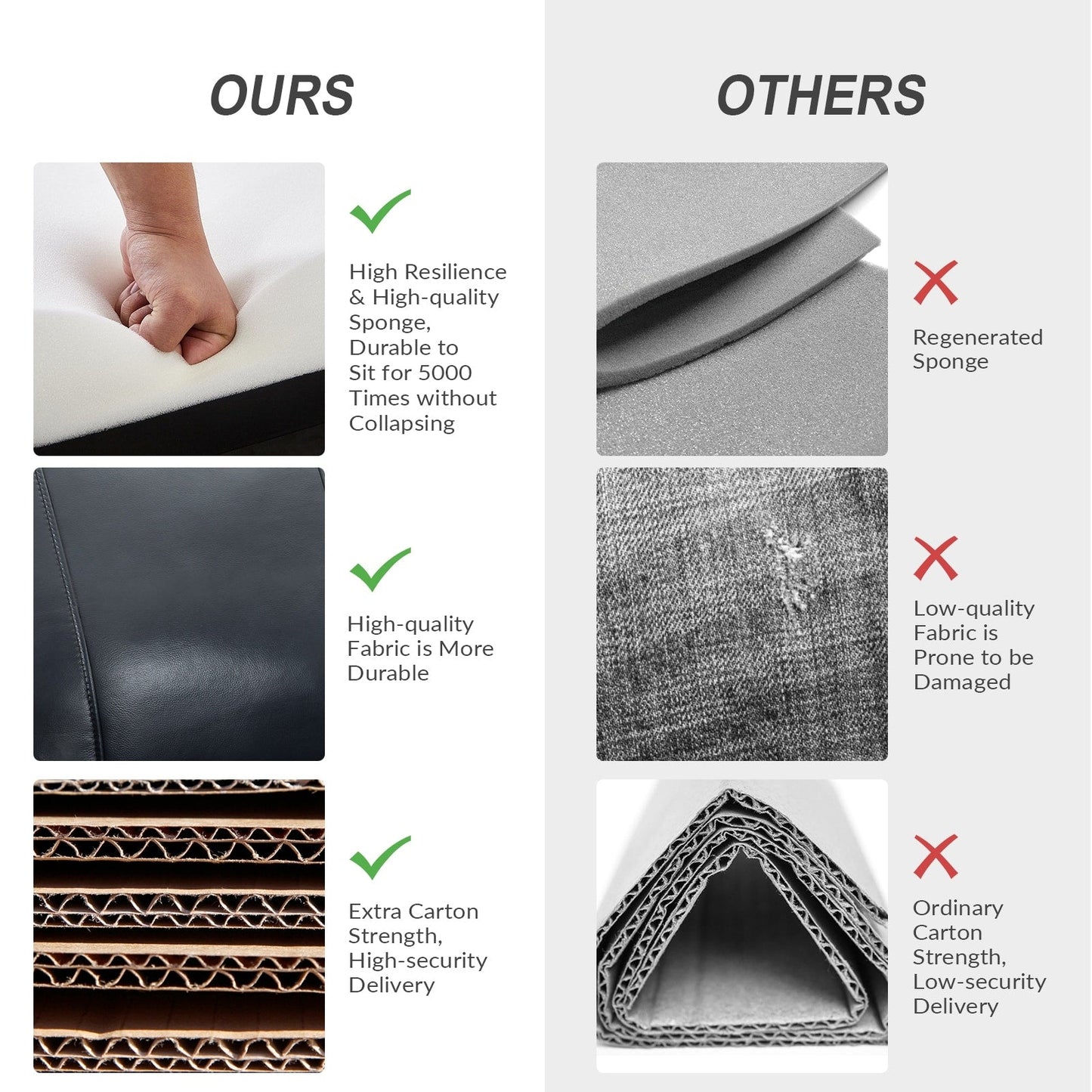 Set di 2 sedie girevoli per bambini Demeter in vera pelle moderna con finiture in borchie di HULALA HOME