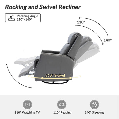 Set di 2 sedie girevoli per bambini Demeter in vera pelle moderna con finiture in borchie di HULALA HOME