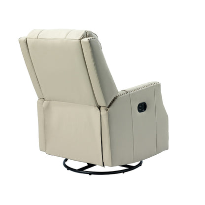 Set di 2 sedie girevoli per bambini Demeter in vera pelle moderna con finiture in borchie di HULALA HOME