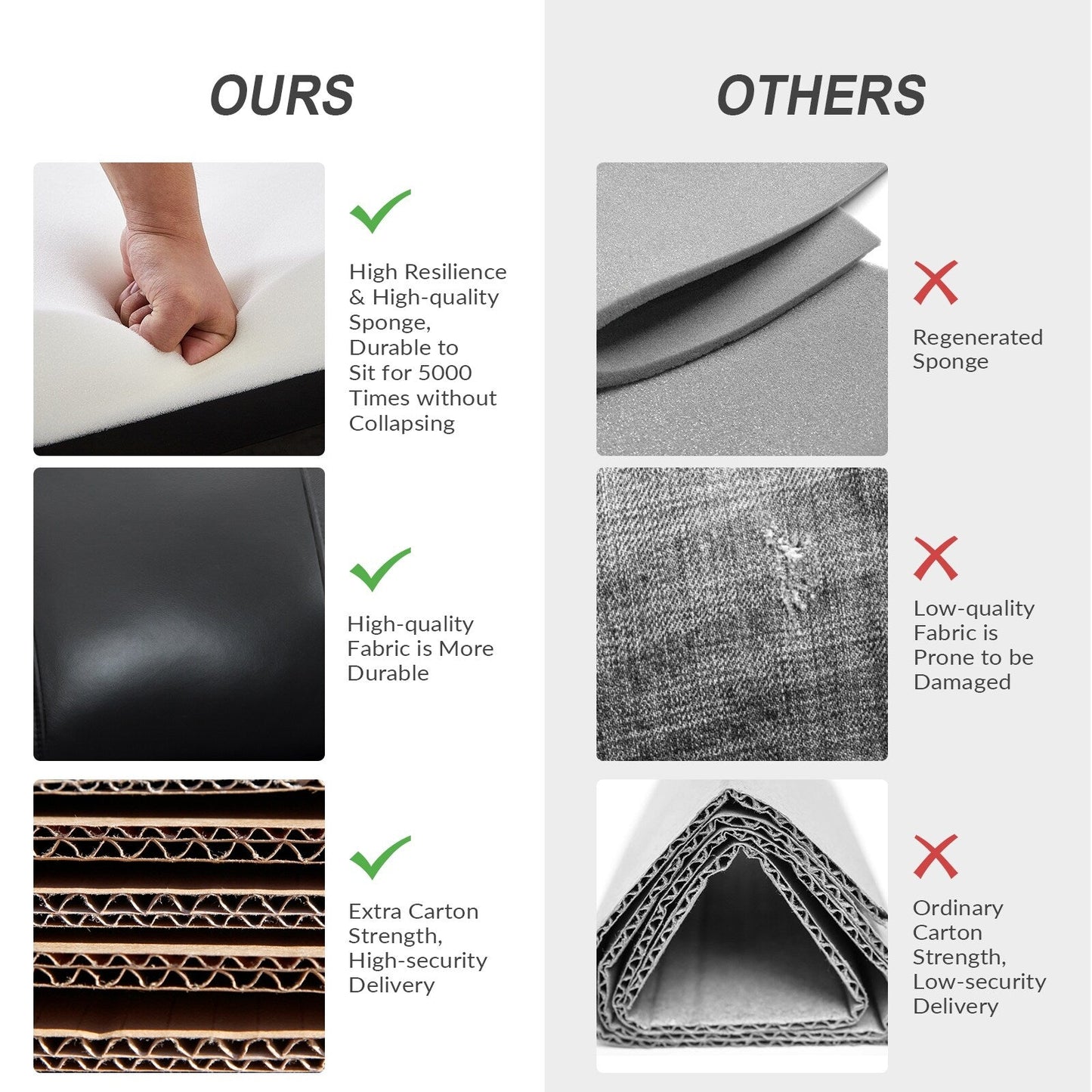 Set di 2 sedie girevoli per bambini Demeter in vera pelle moderna con finiture in borchie di HULALA HOME