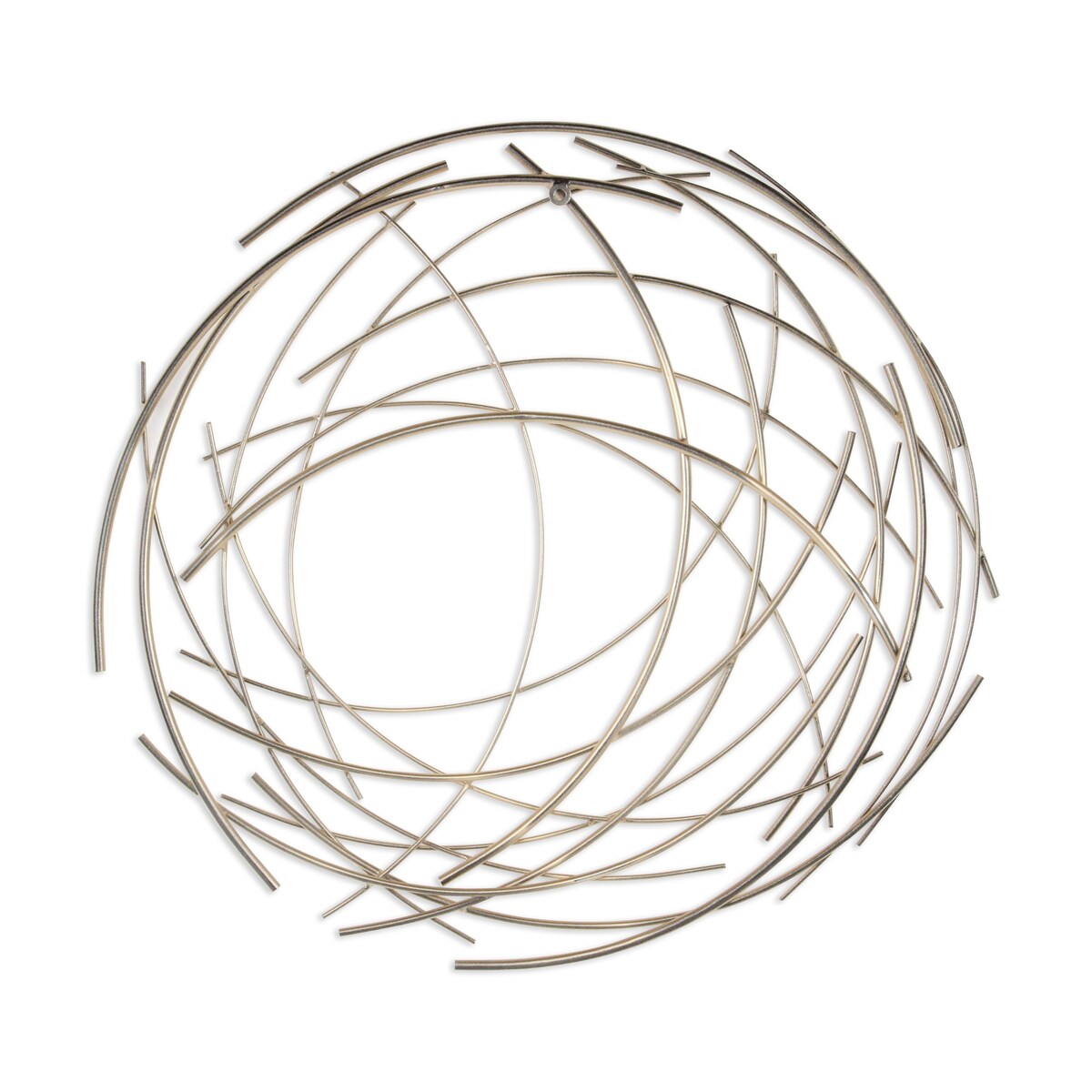 Denine Metal Gold Grande Arte Astratta Rotonda da Parete