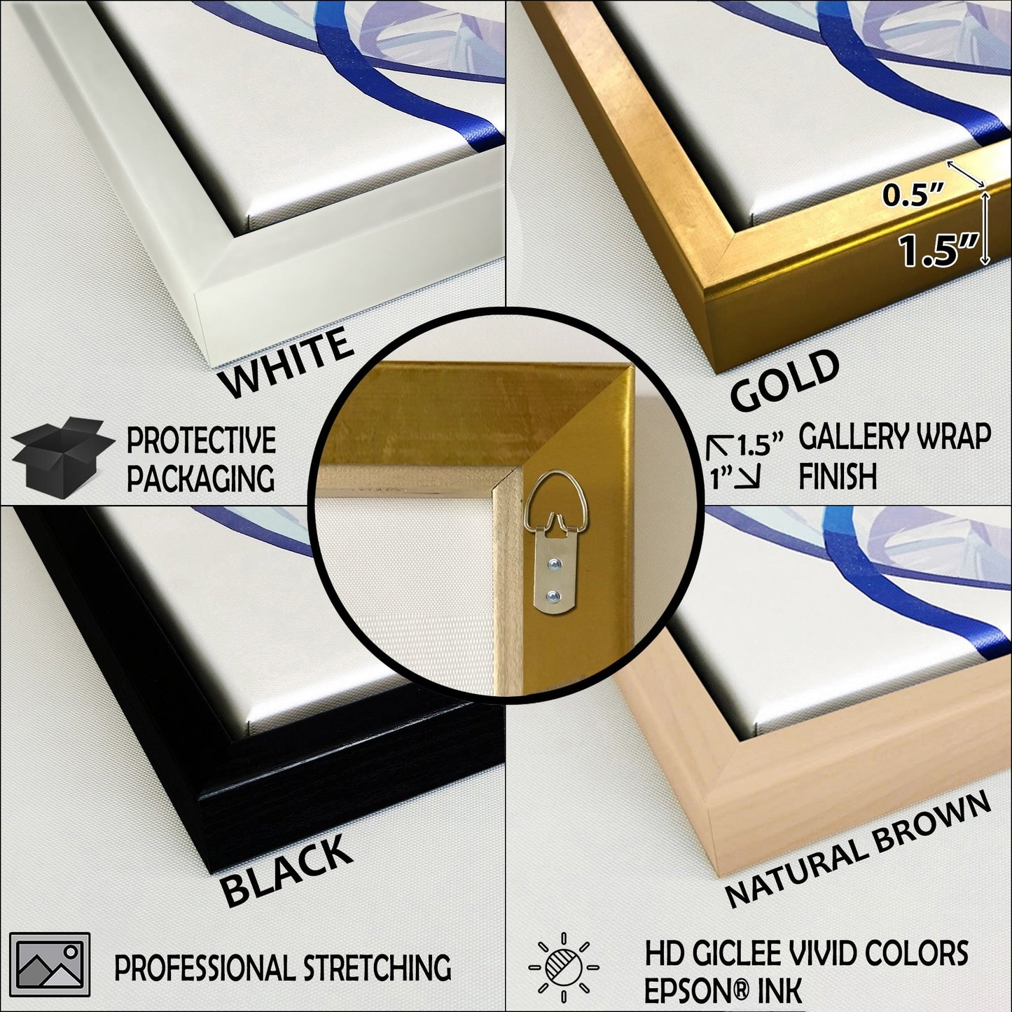 Designart Beige e Marrone Pittura Astratta Fusione Quadro Incorniciato Arte Murale Soggiorno