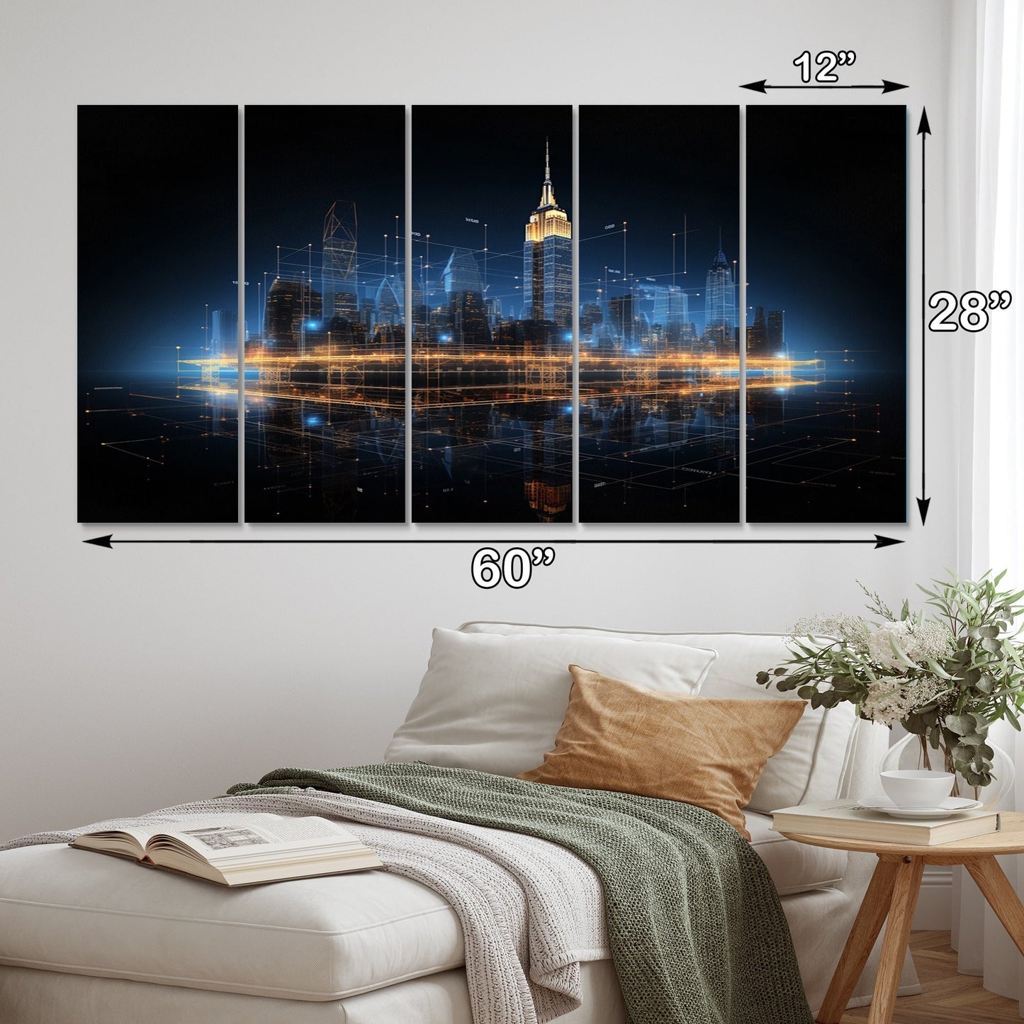 Designart Cristianesimo Pentecoste Fuoco Spirituale Multipannello Arte murale Soggiorno