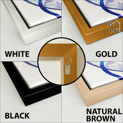 Designart White Orchid Tree Garden Of Branchs IV Tree Floral Framed Wall Art For Living Room