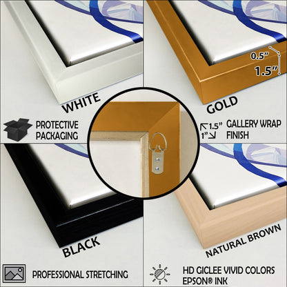 Designart Green Luxury Abstract Fluid Art I Stampa artistica moderna su tela incorniciata