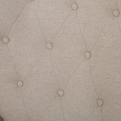 Poltrona reclinabile imbottita con motivo a diamante e finiture con borchie