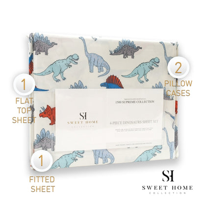 Set di lenzuola Dinosauri di Sweet Home Collection