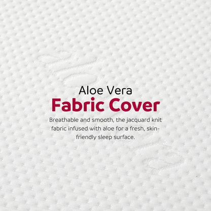 Materasso in memory foam in gel Divine Super da 10 pollici di medie dimensioni in una scatola